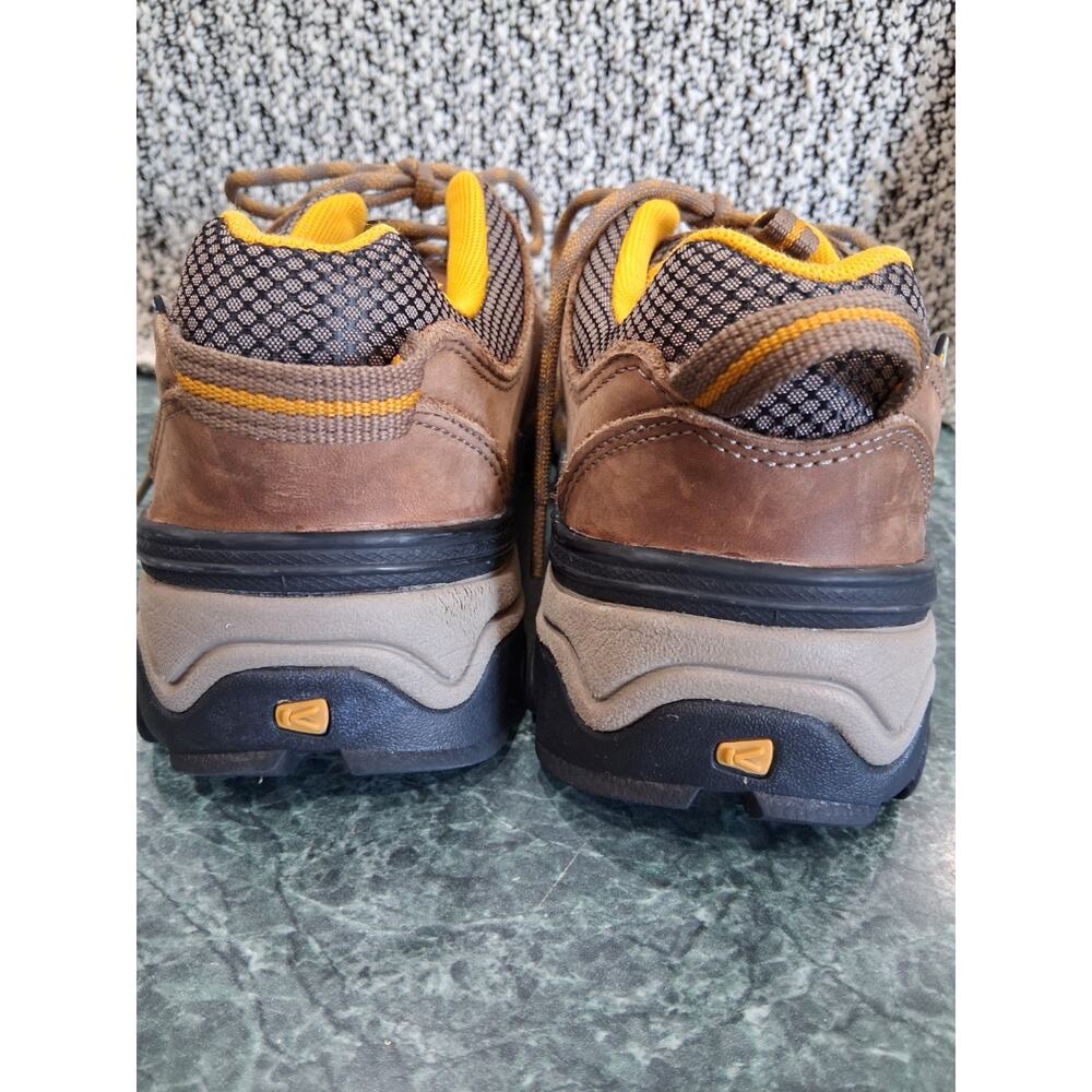 Keen Gypsum II Waterproof Hiking Boots 1016765 Mens Sz 9.5 Brown Yellow Low Top - Picture 11 of 12